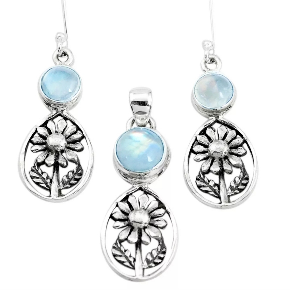 SS Wildflower's & rainbow Moonstone